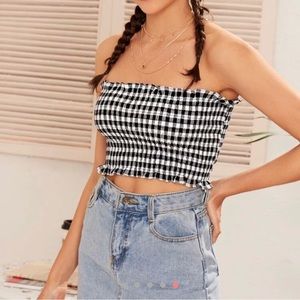 brandy melville inspired handmade smocked tube top